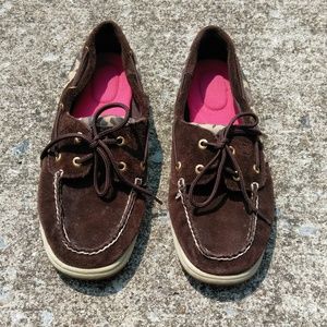 Sperry Brown Suede Shoes
